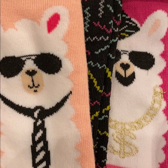 STUDY ALL DAY PARTY ALL NIGHT 1legging&3pair socks - Picture 6 of 6